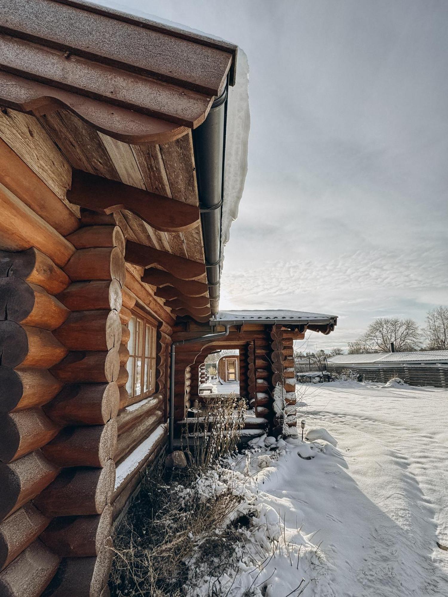 Fjordhygge - Authentic Wood Log Cabin Summerhouse Near Water, Fjord And Forest Jægerspris Exterior photo