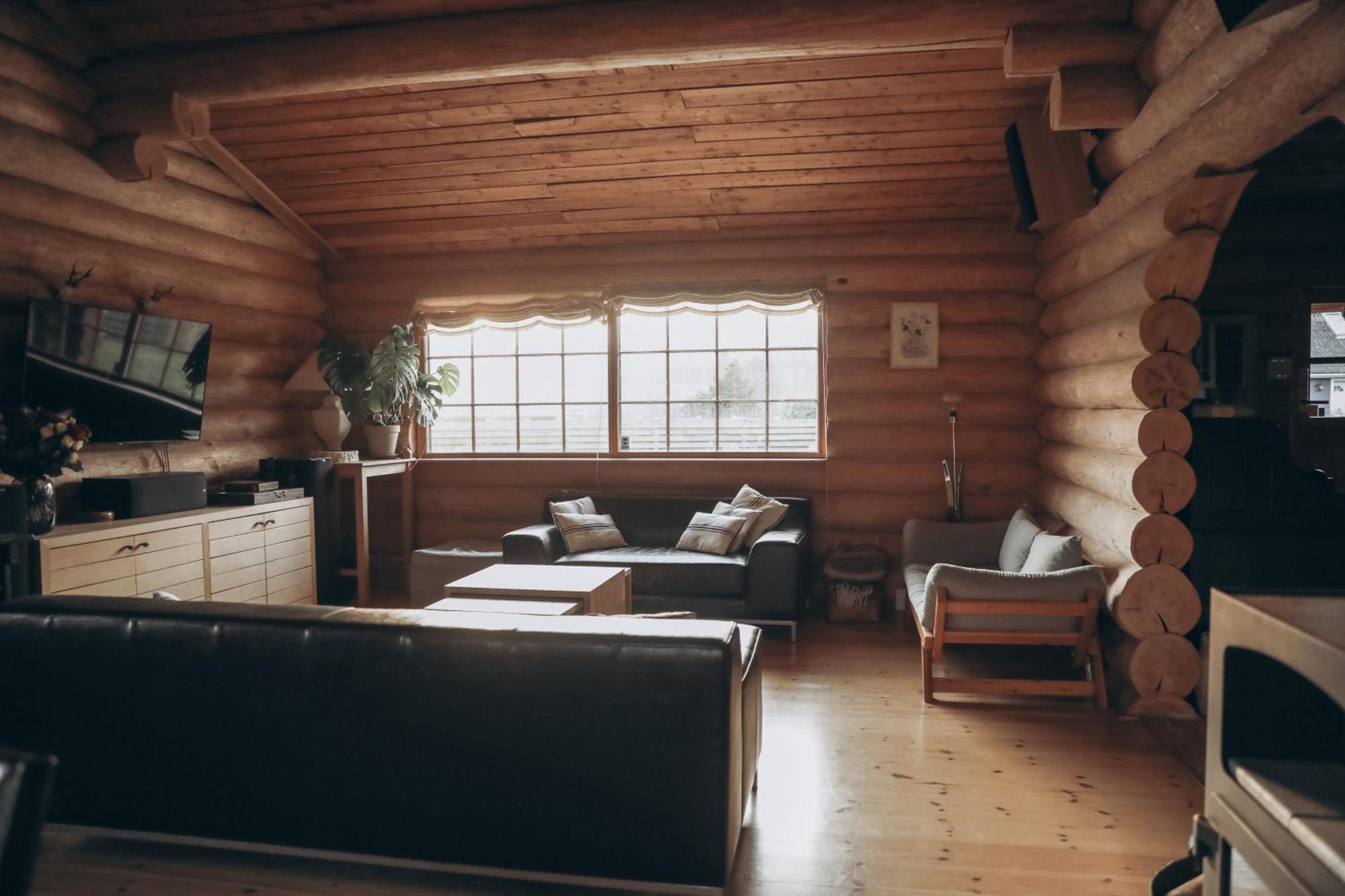 Fjordhygge - Authentic Wood Log Cabin Summerhouse Near Water, Fjord And Forest Jægerspris Exterior photo